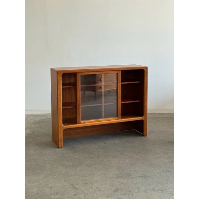1980s Low Profile Teak Bookcase For Sale In Los Angeles - Image 6 of 6