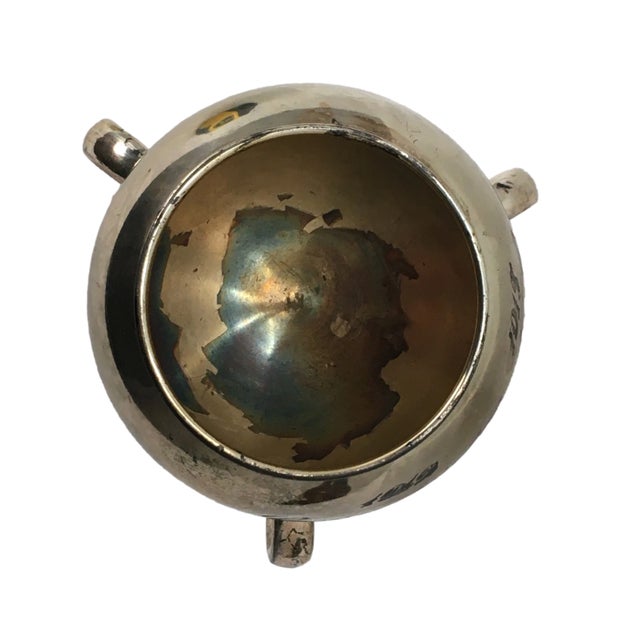 Silver Antique Classic Three Handle Style Silverplate Bowling Trophy Cup Circa 1912 - 1913 For Sale - Image 8 of 13