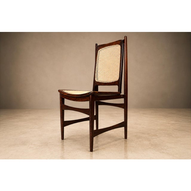 Set of Ten Brazilian Mid-Century Dining Chairs by Alexandre Rapoport, 1960s For Sale In New York - Image 6 of 18