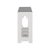 Contemporary Yangon Raffia Console - White For Sale - Image 3 of 5