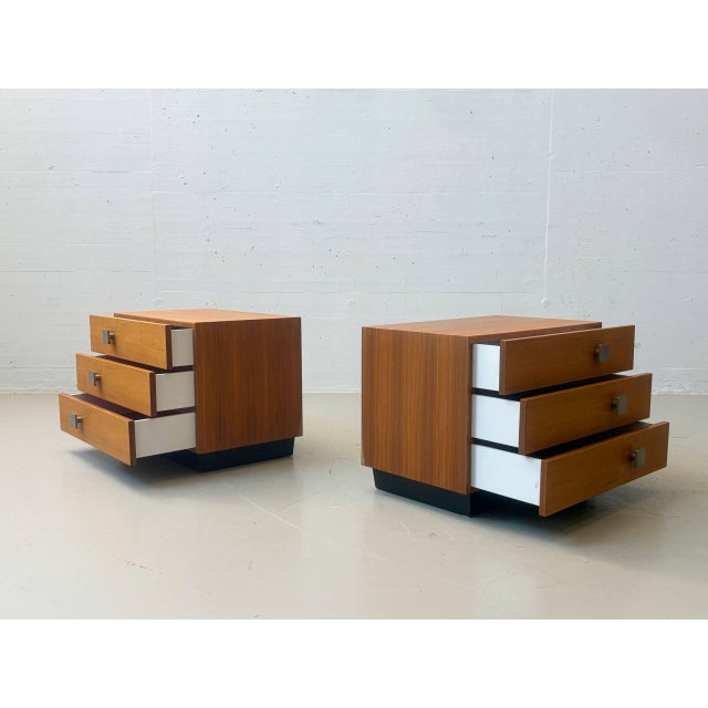 These chests of drawers from the 1960s were designed by alfred hendrickx for the belgian furniture manufacturer belform....