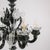 1960s Ca’ Rezzonico’ Style Black & Clear Murano Glass Chandelier in the Manner of Giuseppe Briati For Sale - Image 5 of 18