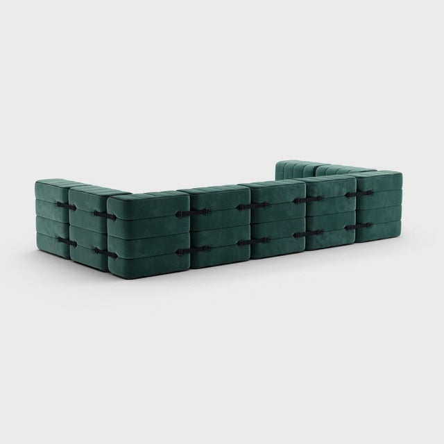 Contemporary Flexible U-Sofa from Ambivalenz, Set of 15 For Sale - Image 3 of 5