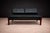 Loveseat With Extendable Side Tables in Hardwood & Leather, Gelli, 1960s For Sale - Image 4 of 8
