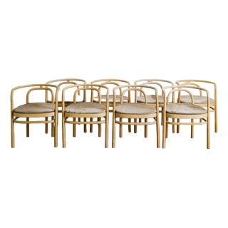Danish Ash and Cane PK15 Dining Chairs by Poul Kjaerholm for PP Møbler, Denmark, 1990s For Sale