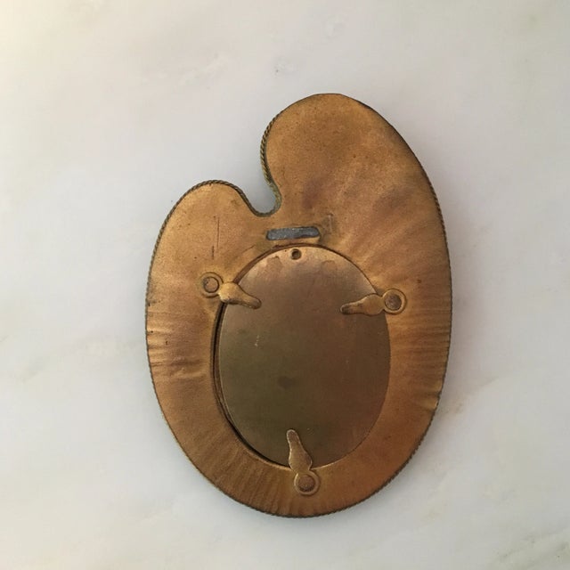 Antique Micro Mosaic Frame With Painted Lover's Scene For Sale - Image 11 of 12