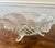 Transparent Prismatic Swirl Tri-Footed Glass Bowl For Sale - Image 8 of 12