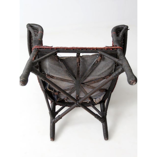 Early 20th Century American Wicker Sofa and Chair Set For Sale - Image 17 of 18