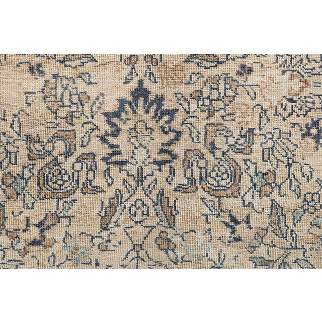 Textile Authentic Persian Tabriz Handmade Wool Rug For Sale - Image 7 of 9