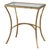 Gold Leaf Elegant Side Table For Sale - Image 4 of 4