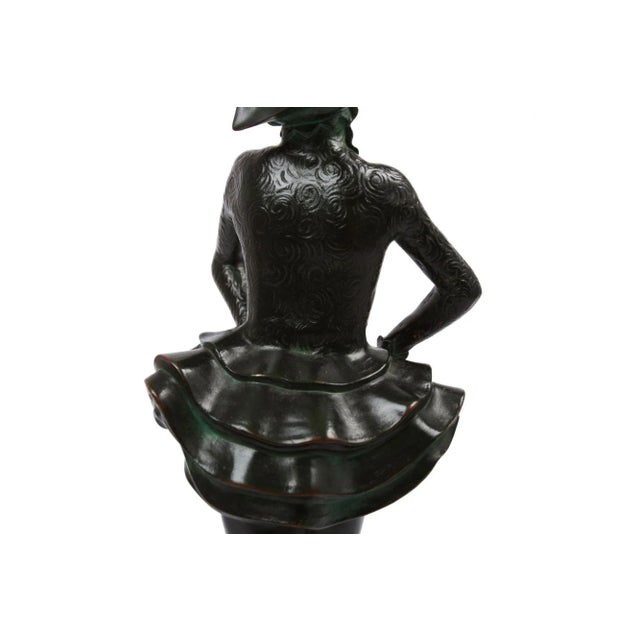 Austrian Art Deco Bronze Sculpture of Dancing Girl by Josef Lorenzl, Circa 1920s For Sale - Image 12 of 12