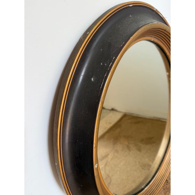 19th Century Walnut Oval Porthole Mirror For Sale - Image 6 of 12