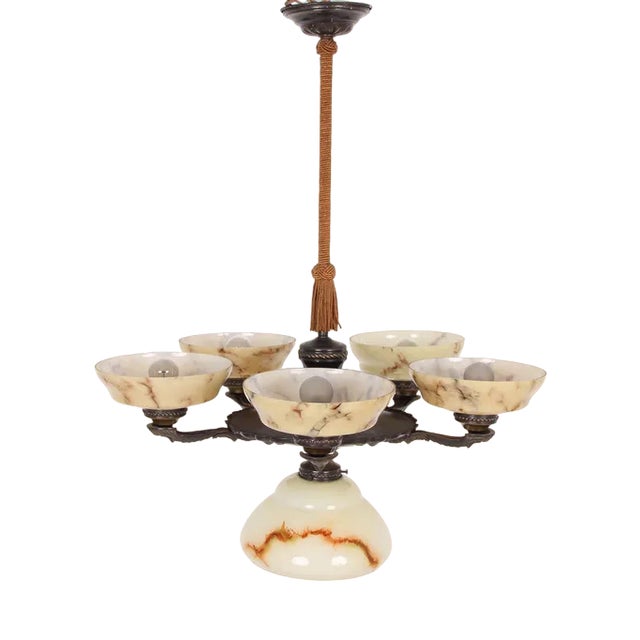 Danish Pendant Lamp, 1920s For Sale