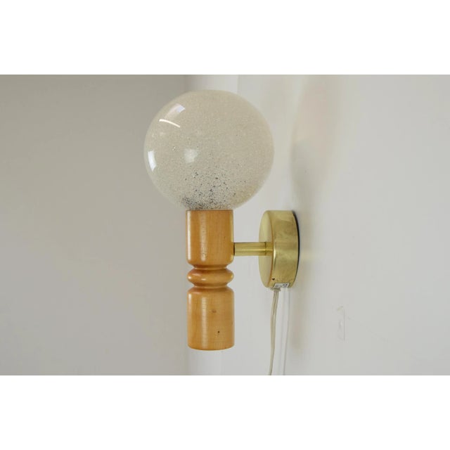 Mid-Century Wall Lamp attributed to Zilina, 1970s For Sale - Image 4 of 13