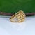 Metal Basket-Weave Estate Ring in Solid 14k Gold – Woven Gold Ring, Size 7 For Sale - Image 7 of 9