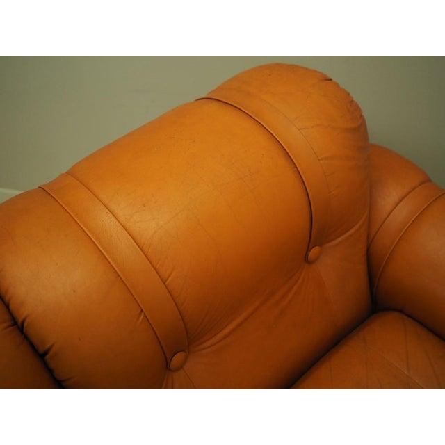 Vintage Spage Age Orange Sofa, 1960s For Sale - Image 16 of 18