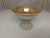 Steuben Gold Aurene and Calcite Art Glass Compote for your consideration. The compote measures approx. 4 1/8 inches tall....