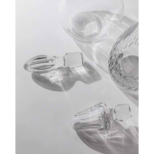 Vintage Murano Glass Decanters with Stoppers, 1980s, Set of 2 For Sale - Image 6 of 12