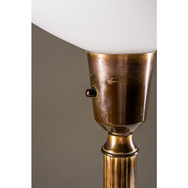 Swedish Brass Table Lamp, 1950s For Sale - Image 10 of 14