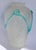 Archimede Seguso Style Scavo Corroso Art Glass Vase Frosted & Aqua Murano Glass For Sale - Image 9 of 16