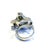 Gemstone Bochic “Orient” Vintage White Sea Pearl & Emeralds Ring Set In 18K Gold & Silver For Sale - Image 7 of 10