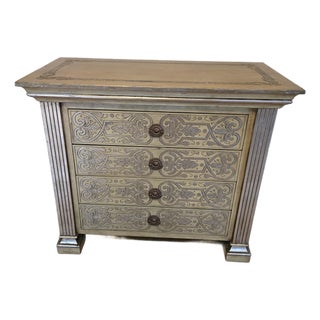 Late 20th Century Renaissance Revival Four-Drawer Chest For Sale