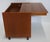 Wood Scandinavian Modern Teak Rolling Pull Out Surface Computer Desk For Sale - Image 7 of 11