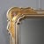 Gilded Wood Mirror with Faux Silver and Gold Leaf Finish For Sale - Image 4 of 9