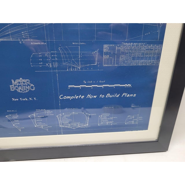 Boat Blueprint Plan of the John Hacker Runabout "Baby Doll" For Sale - Image 12 of 12