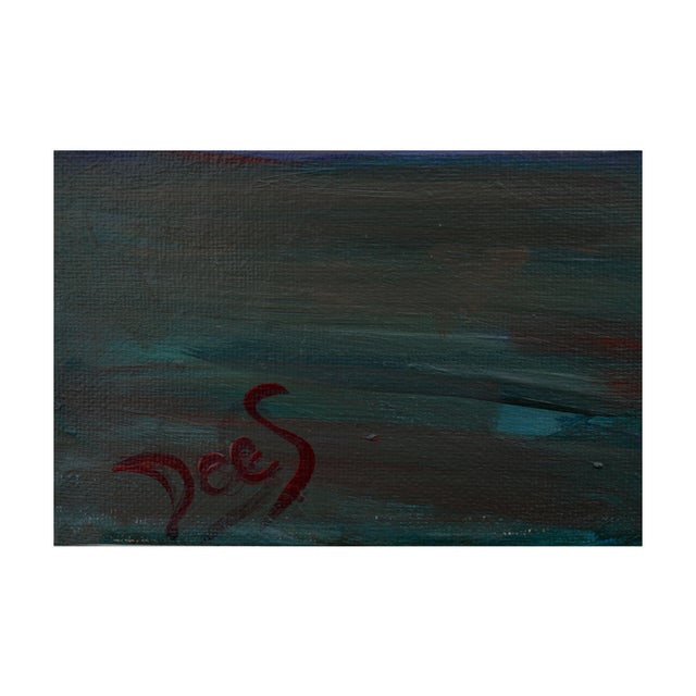 1980s 1980s Modernist Pacific Grove Landscape Painting by Deitra "Dee" Hahn Steiner, Framed For Sale - Image 5 of 6