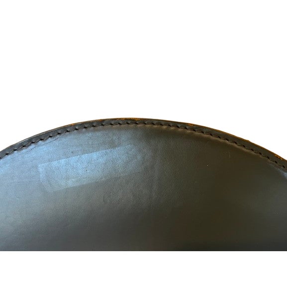 Set of 4 Tonietta Chairs by Enzo Mari for Zanotta, Chrome & Gray Leather, Italy, 1990 For Sale In Denver - Image 6 of 11