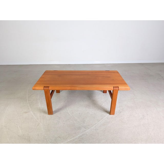 Wood Mid-Century Danish Teak Coffee Table by Niels Bach, 1970s For Sale - Image 7 of 10
