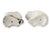 Circa 1860 Staffordshire spaniels in a rare smaller size. Modeled after Queen Victoria’s beloved Dash. Traditionally...