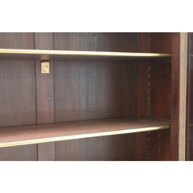 Empire Mahogany Bookcase, 1890s For Sale - Image 10 of 12