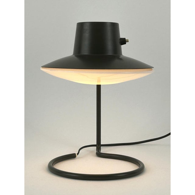 Metal Early Dark Brown Oxford Table Lamp by Arne Jacobsen for Louis Poulsen, 1960s For Sale - Image 7 of 18