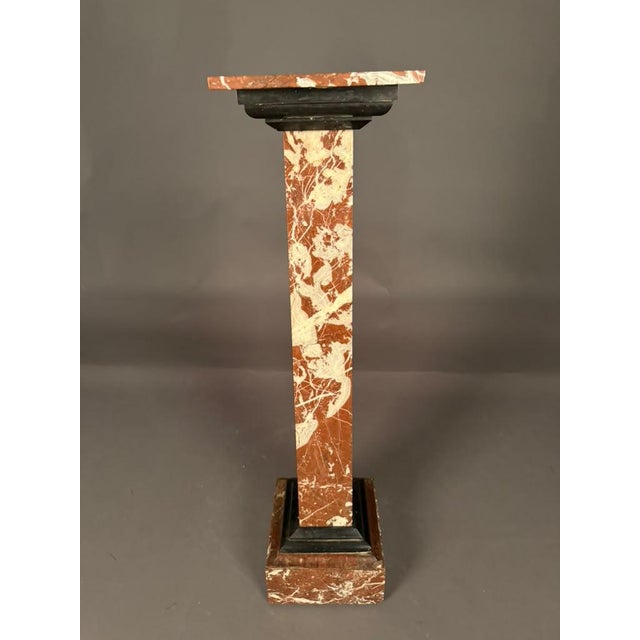 French Marble Pedestal, Circa 1870 For Sale In Indianapolis - Image 6 of 9