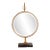Gold Medallion Round Mirror For Sale