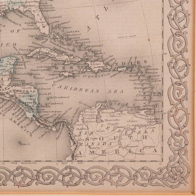 1860's Antique North America Map For Sale - Image 12 of 12
