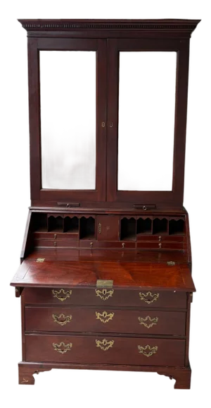 18th Century George III Mahogany Secretary