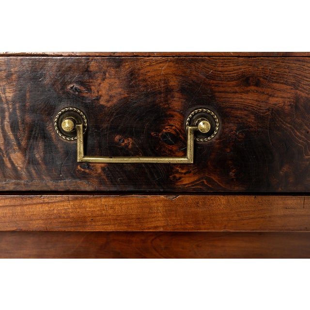 Antique French Credenza in Cherrywood and Burr Ash, 1700s For Sale - Image 12 of 15
