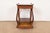 1940s Maslow Freen French Regency Louis XVI Carved Mahogany Nightstand or Occasional Side Table, Newly Refinished For Sale - Image 5 of 15