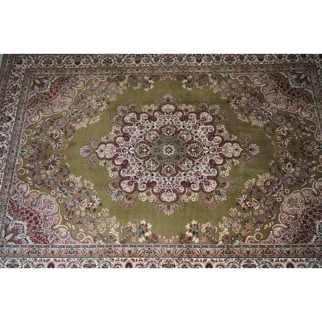We are delighted to offer for sale this extra large country house, vintage French rug with lovely decoration and rich...