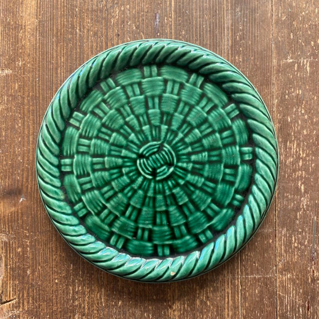 Braided Ceramic Set in the style of Vallauris, 1950s, Set of 3 For Sale - Image 9 of 14