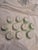 Ceramic Antique Dessert Cups and Saucers - Set of 20 For Sale - Image 7 of 17