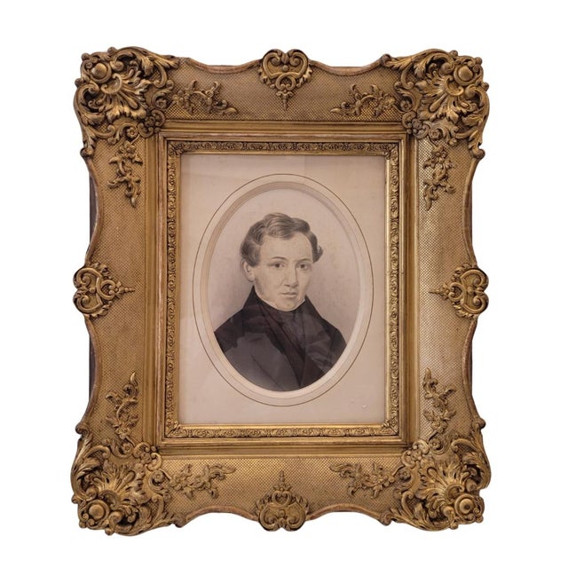 Portrait of a Nobleman, Early 20th Century, Engraving on Paper, Framed For Sale - Image 15 of 15