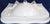 Large 36" Wide White Porcelain Console Sink With Porcelain Legs For Sale - Image 13 of 18