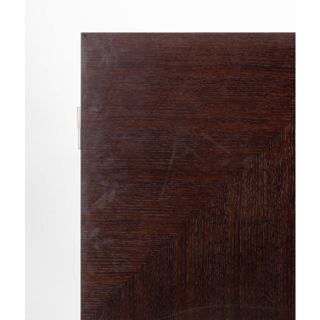 Contemporary Antonio Citterio Style Wenge Wood Armoire For Sale - Image 3 of 8