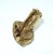 Gold Jeanne Jewelry Gold Plated Bejeweled Mushroom Brooch, 1960's For Sale - Image 8 of 14