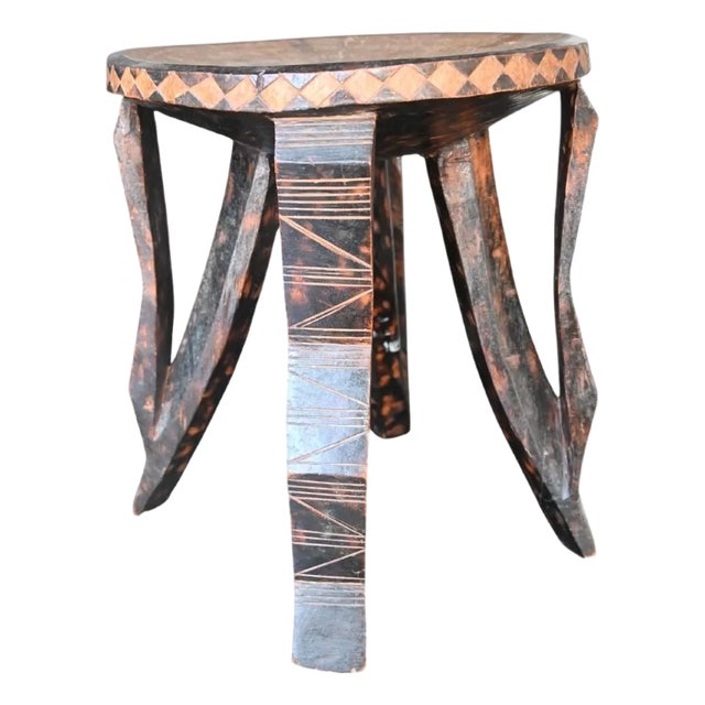 African Prestige Stool For Sale