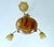 Art Deco Pendant Light in Alabaster Marble and Bronze, 1930s For Sale - Image 9 of 18